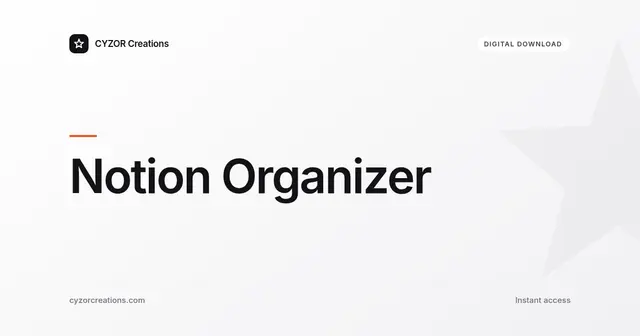 Notion Organizer