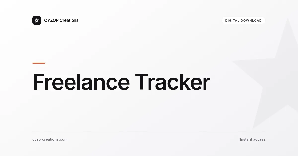 Freelance Tracker