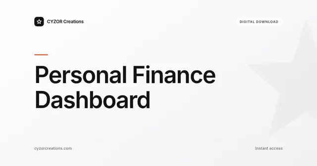 Personal Finance Dashboard
