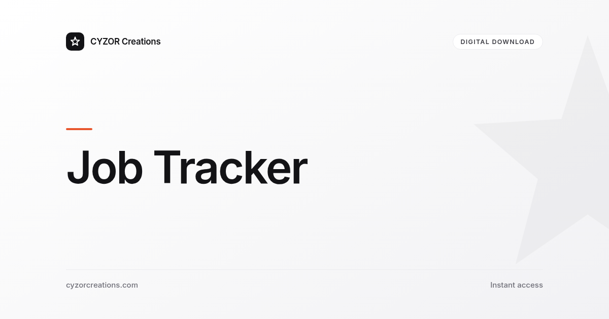 Job Tracker