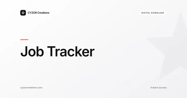 Job Tracker