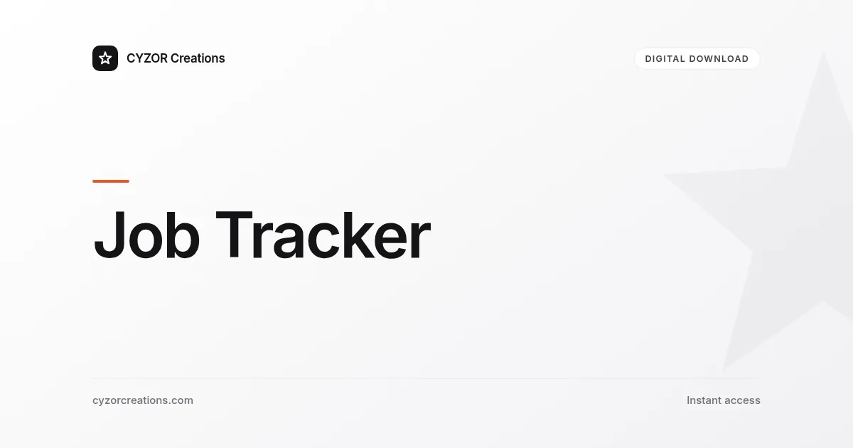 Job Tracker