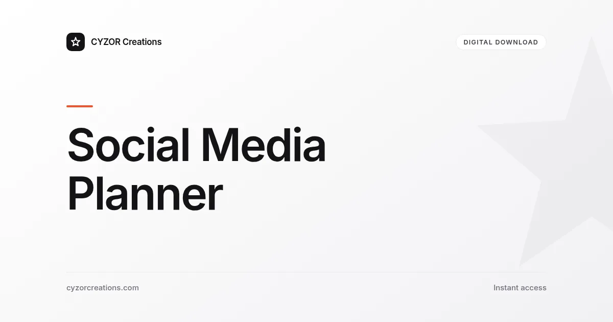 Social Media Planner