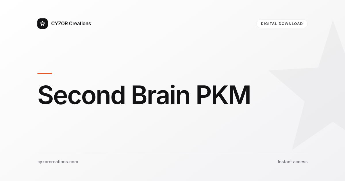 Second Brain PKM