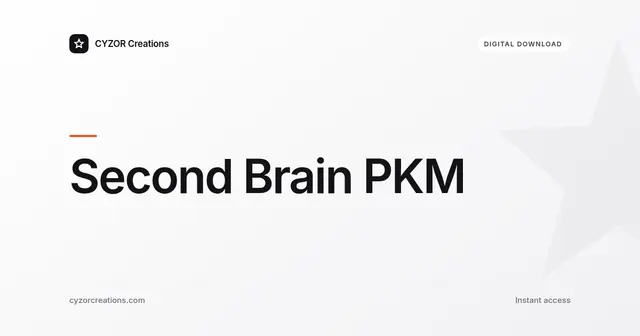 Second Brain PKM