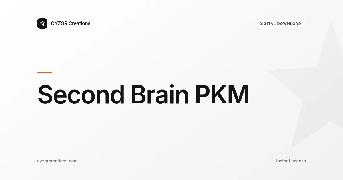 Second Brain PKM