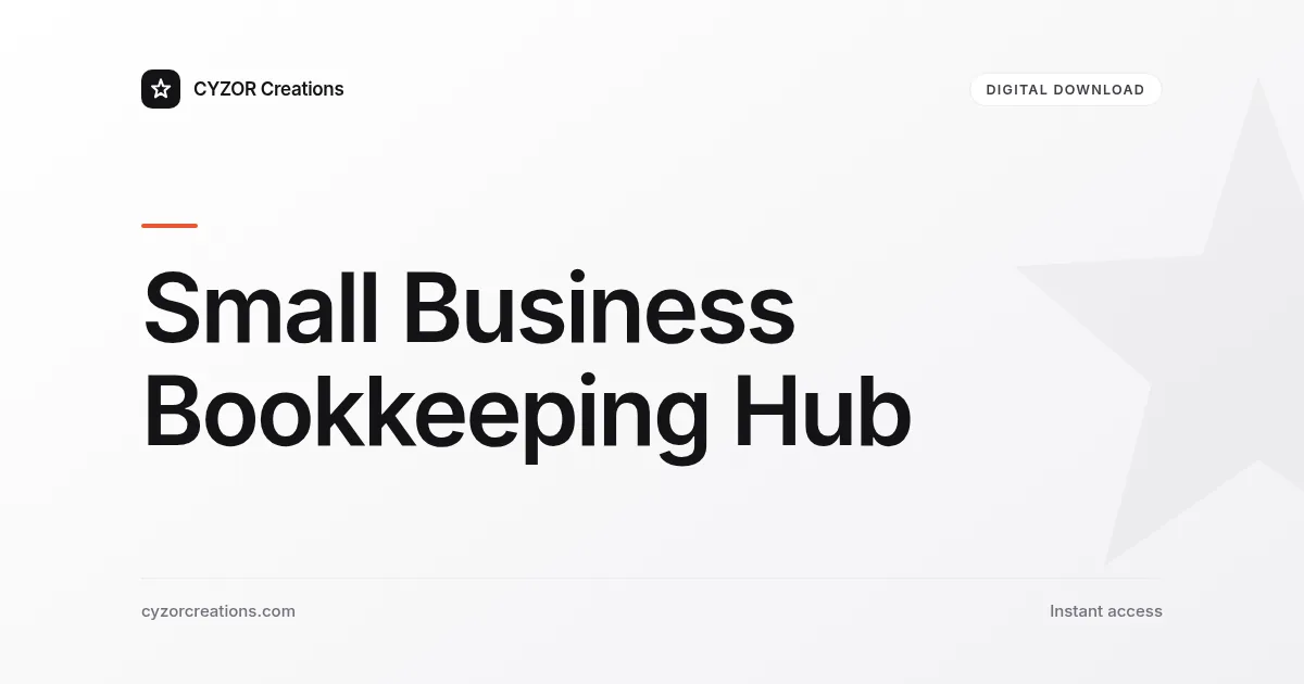 Small Business Bookkeeping Hub