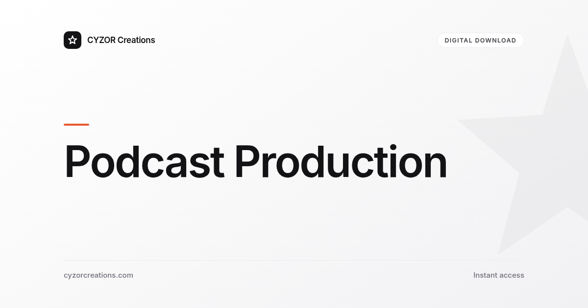 Podcast Production