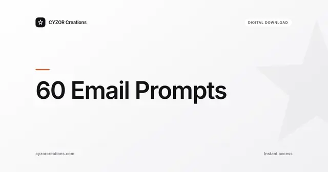 60 Email Prompts