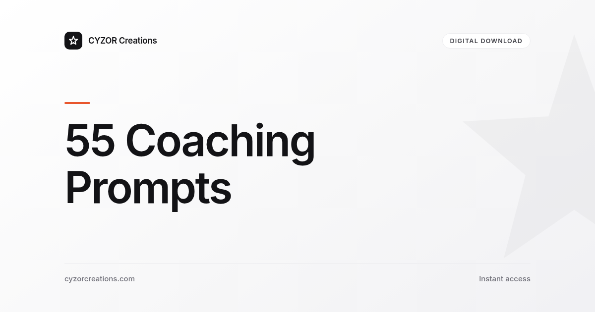 55 Coaching Prompts