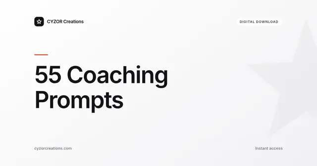 55 Coaching Prompts