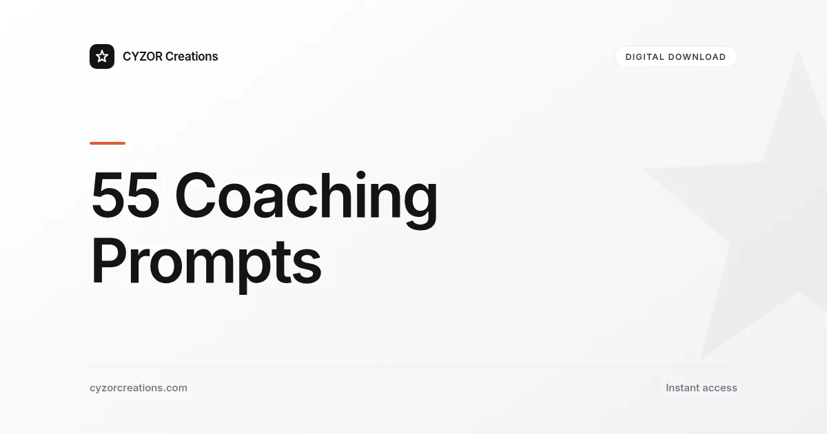 55 Coaching Prompts