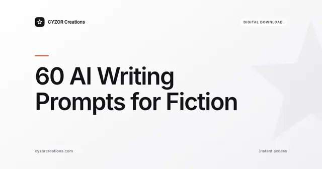 60 AI Writing Prompts for Fiction