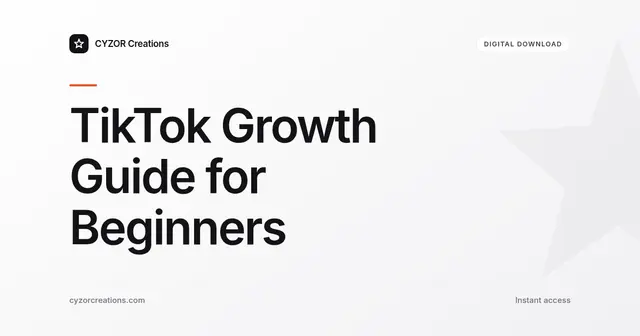 TikTok Growth Guide for Beginners