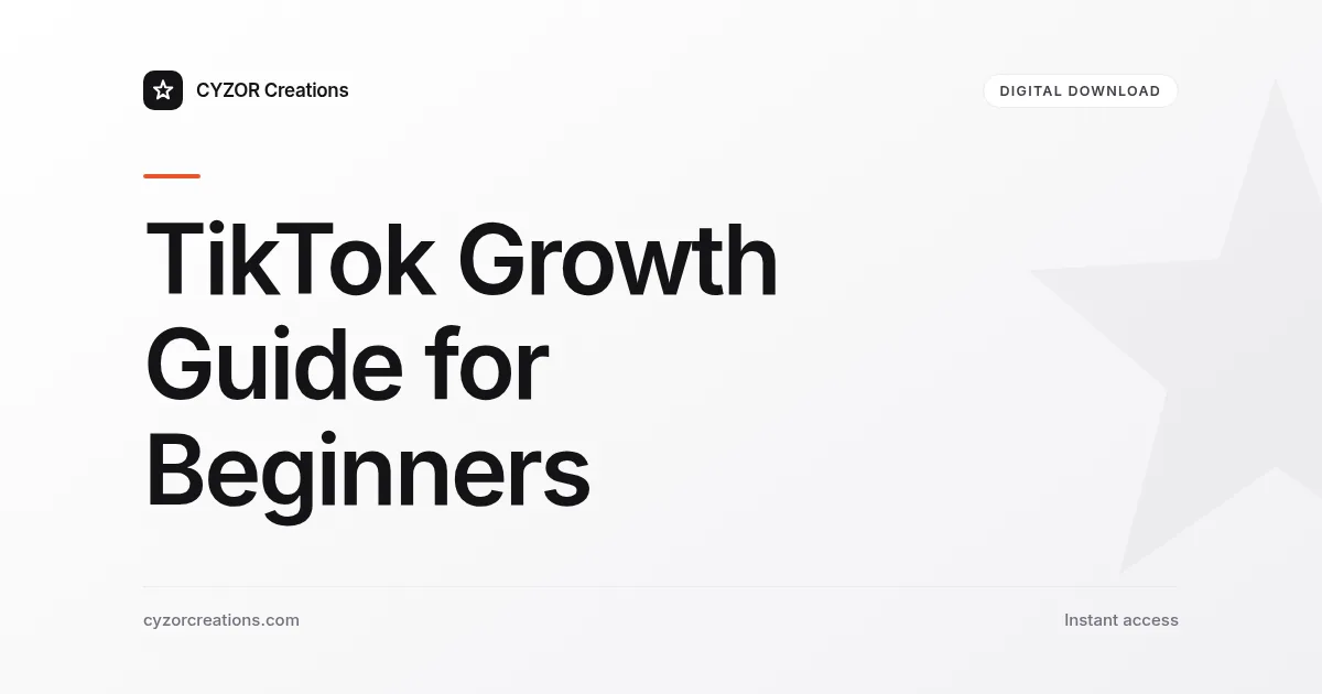 TikTok Growth Guide for Beginners