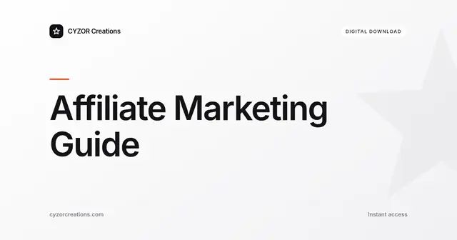 Affiliate Marketing Guide