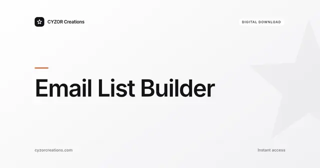 Email List Builder