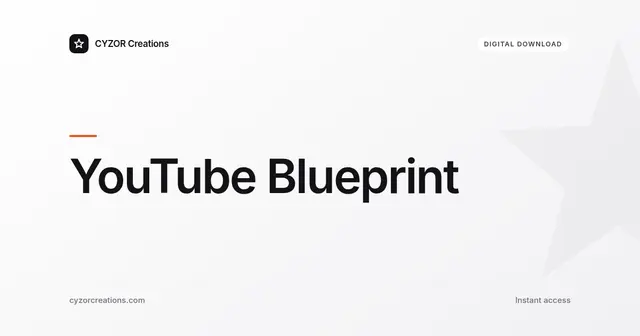 YouTube Blueprint