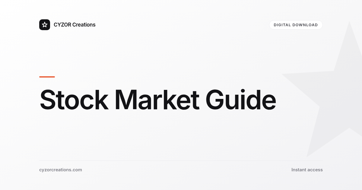 Stock Market Guide