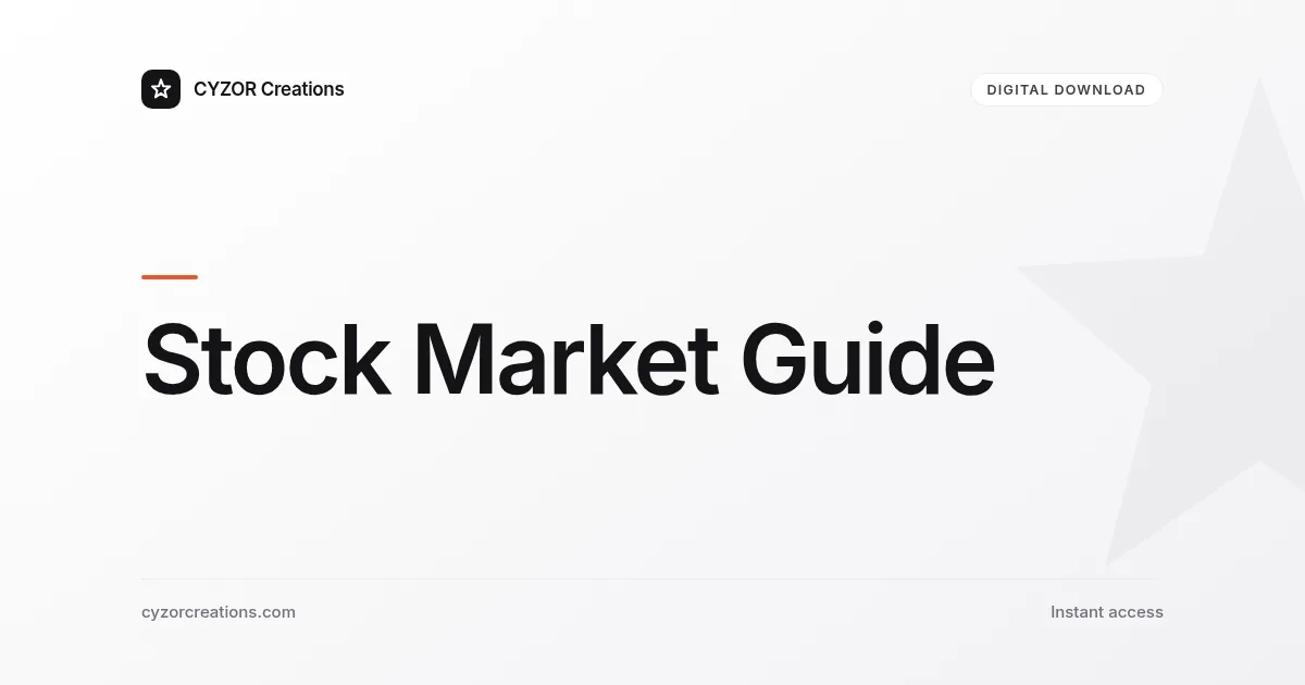 Stock Market Guide