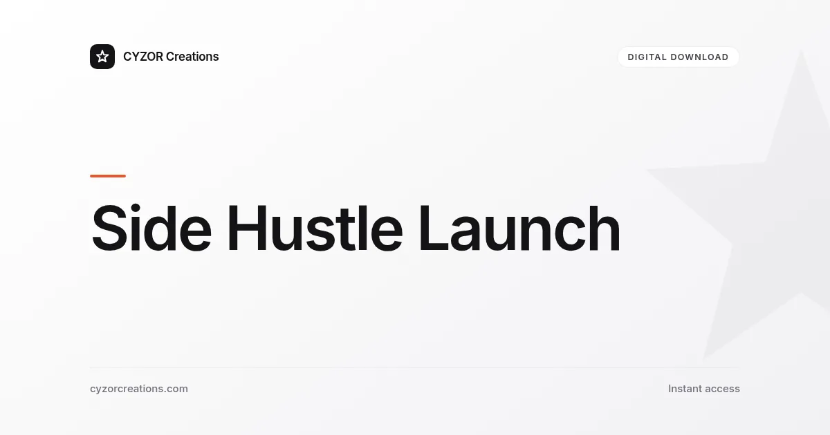 Side Hustle Launch