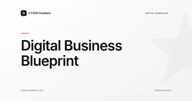 Digital Business Blueprint