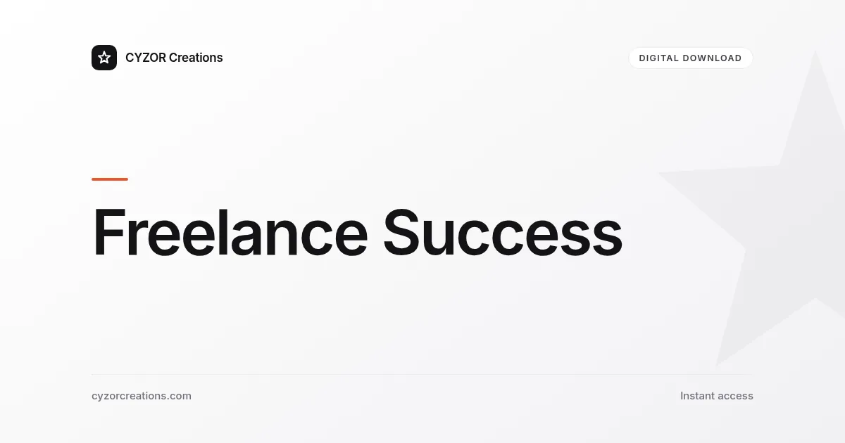 Freelance Success
