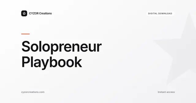 Solopreneur Playbook
