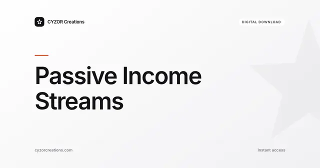 Passive Income Streams