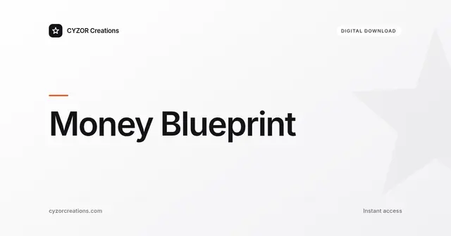 Money Blueprint