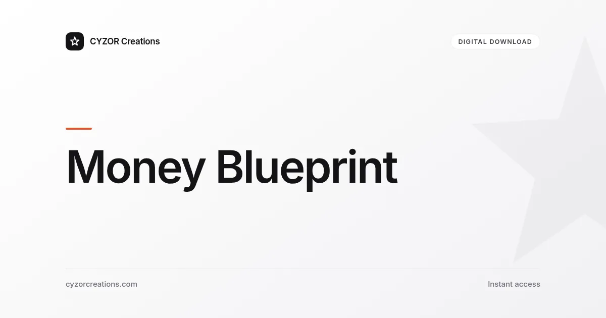 Money Blueprint