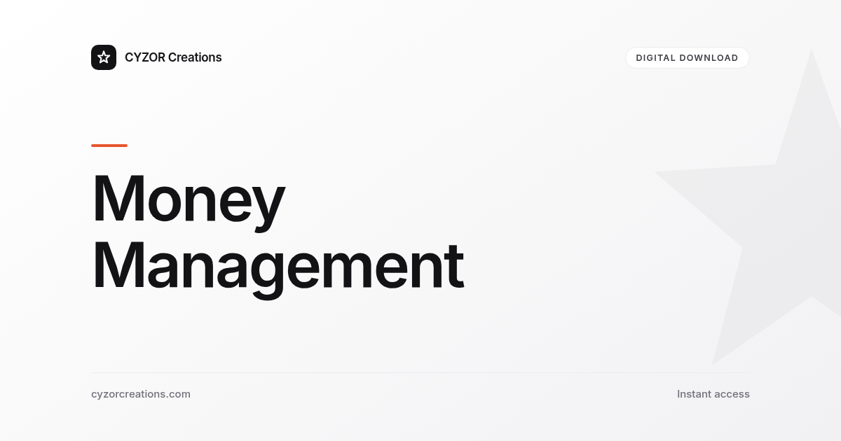 Money Management
