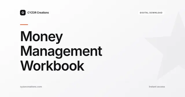 Money Management Workbook
