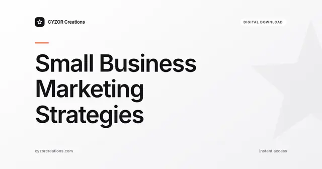 Small Business Marketing Strategies