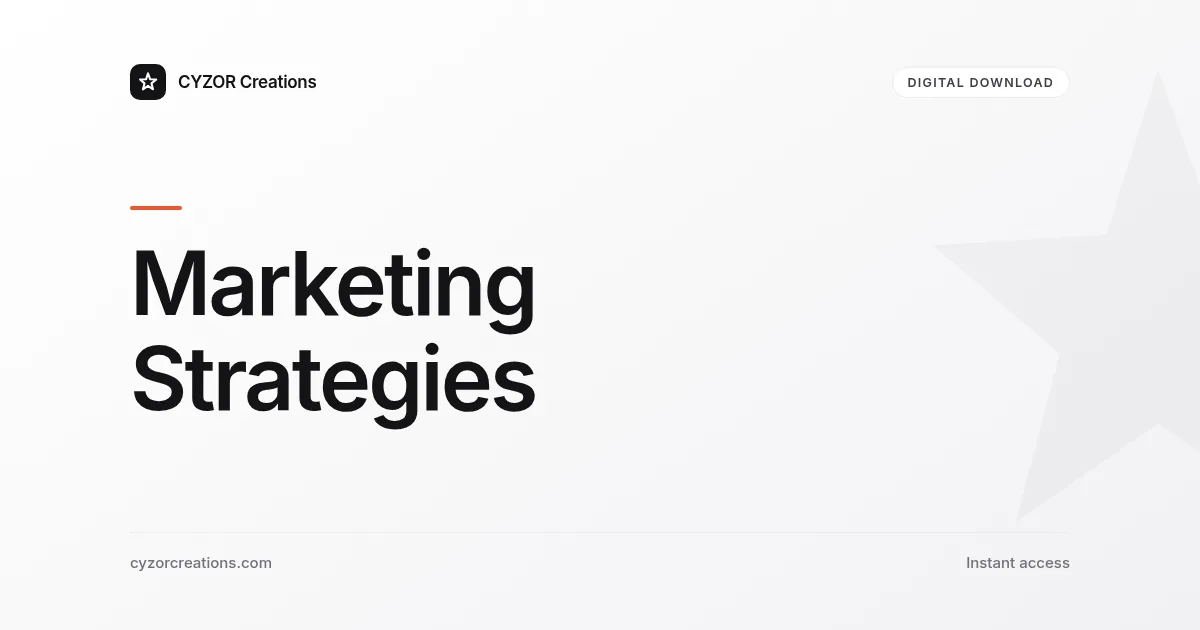 Marketing Strategies