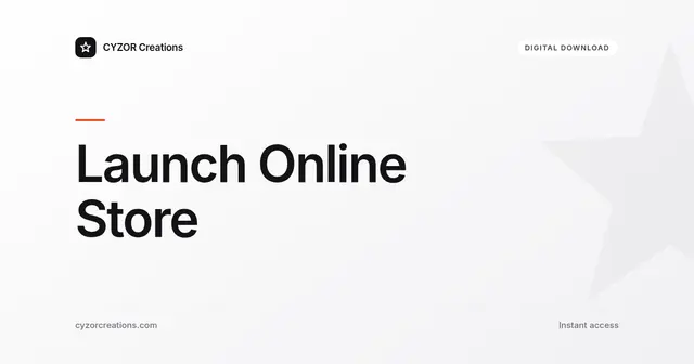 Launch Online Store