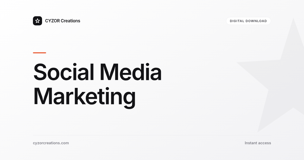 Social Media Marketing