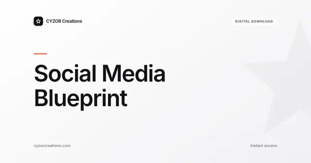 Social Media Blueprint
