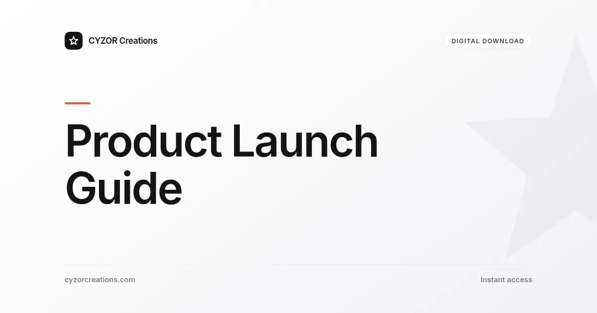 Product Launch Guide