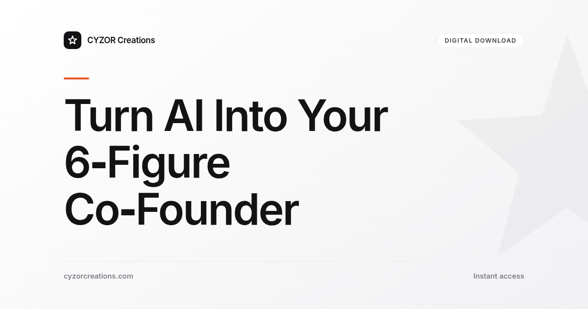 The AI-Powered Entrepreneur