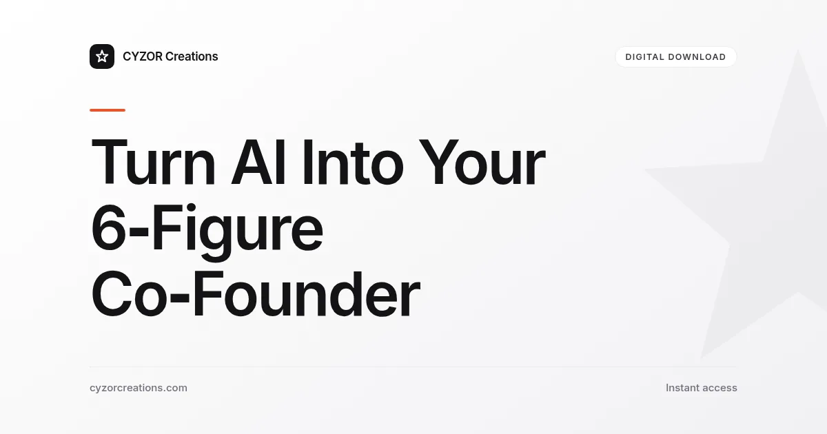The AI-Powered Entrepreneur