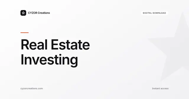 Real Estate Investing