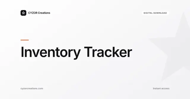 Inventory Tracker