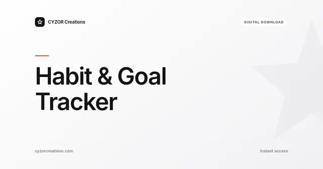 Habit & Goal Tracker