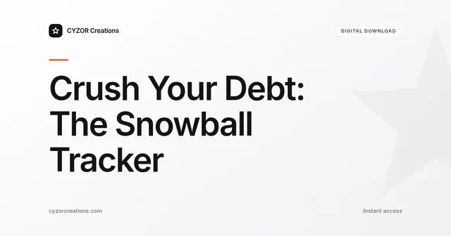 Crush Your Debt: The Snowball Tracker