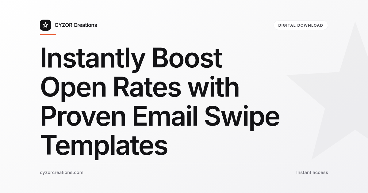 Email Swipe Templates