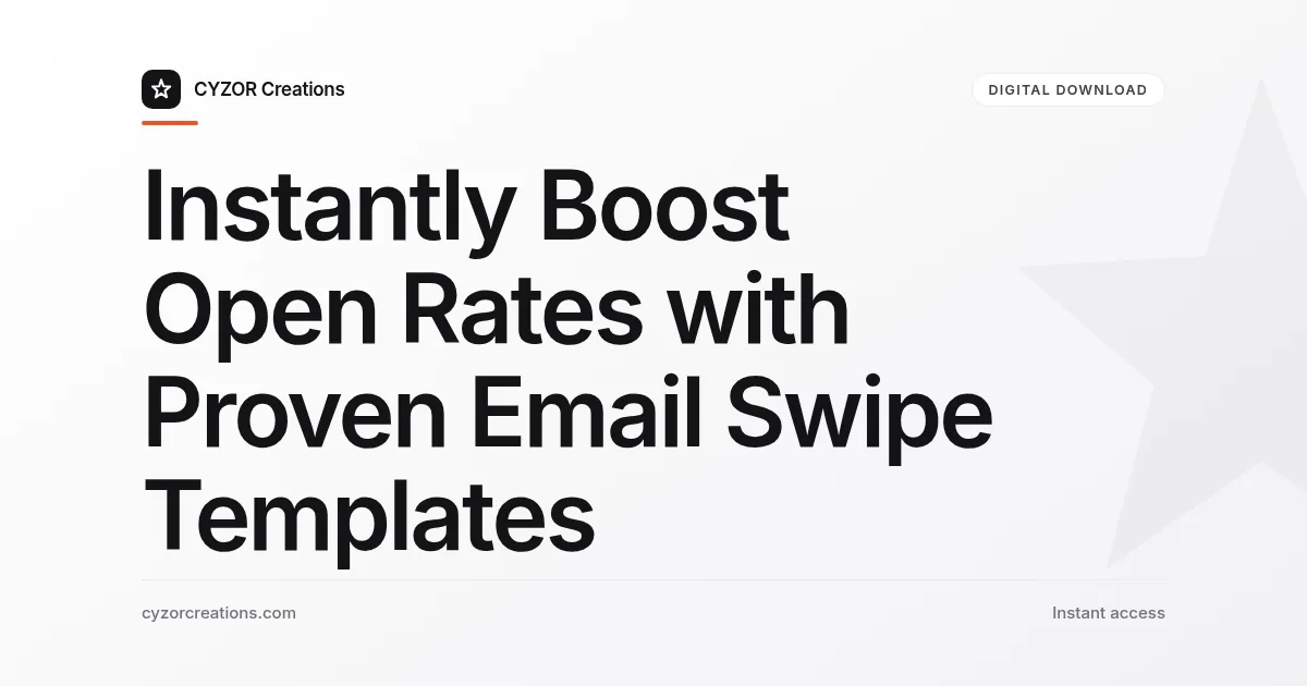 Email Swipe Templates