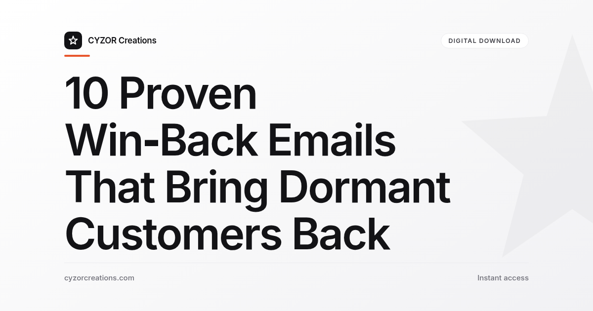 Win-Back Emails