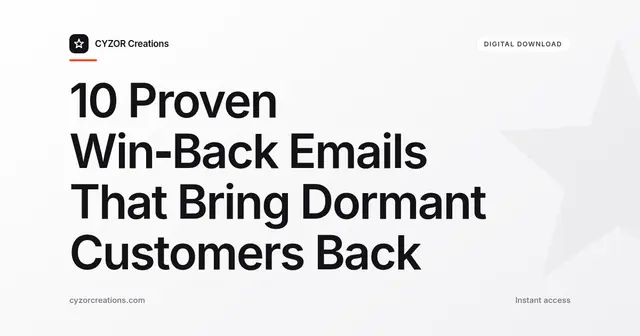 Win-Back Emails