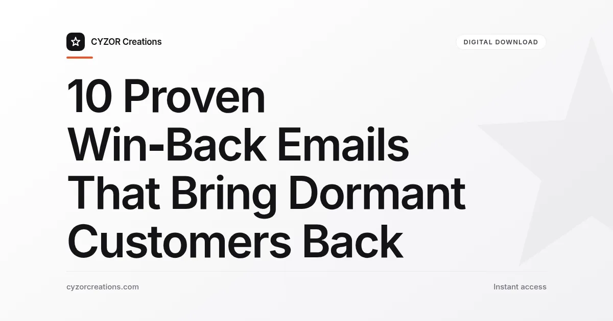 Win-Back Emails